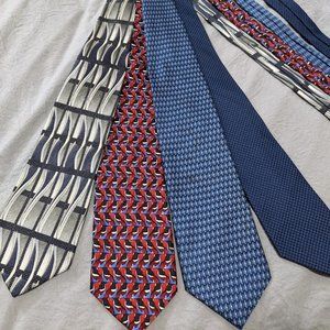 Tie Multipack Multiple Ties, Four patterned